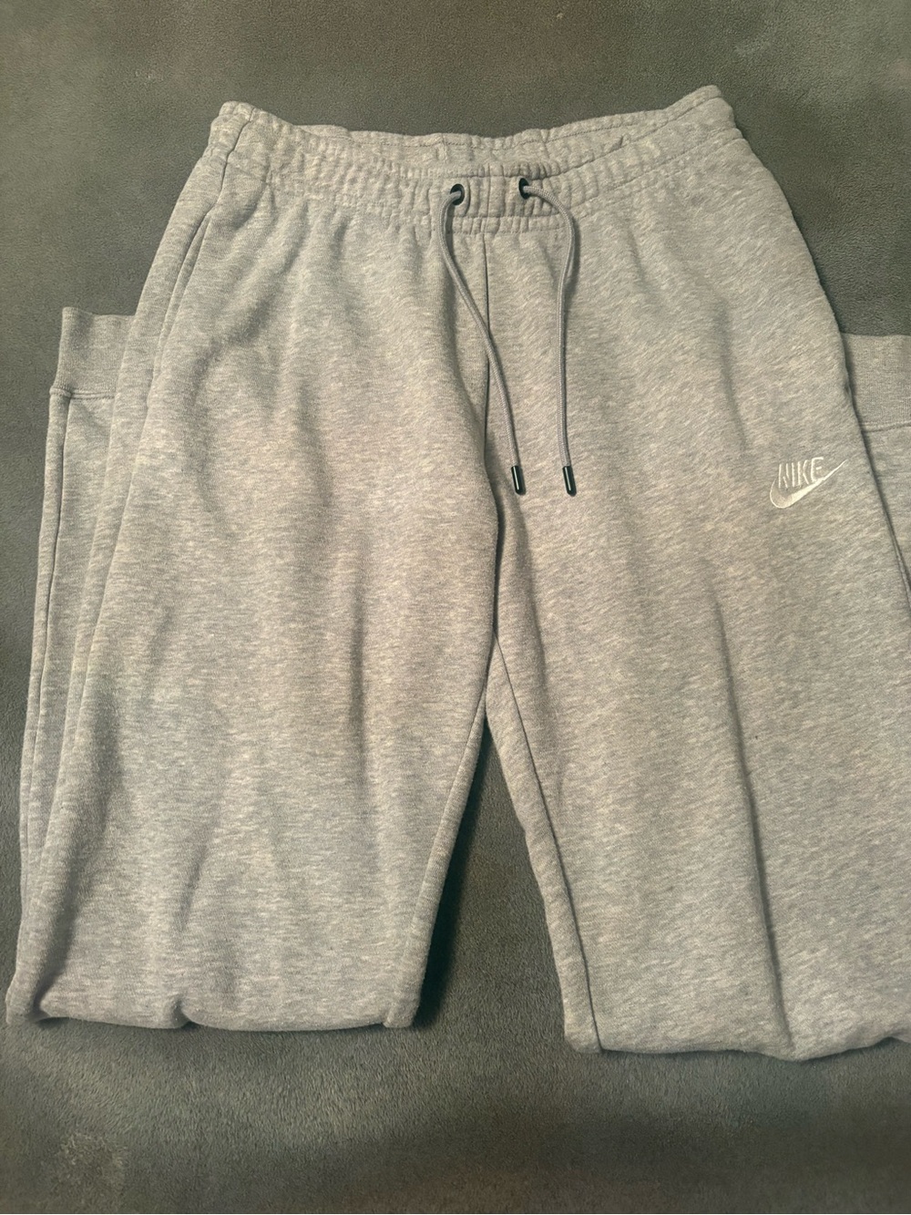 Nike Women Heather Gray Joggers - lightweight